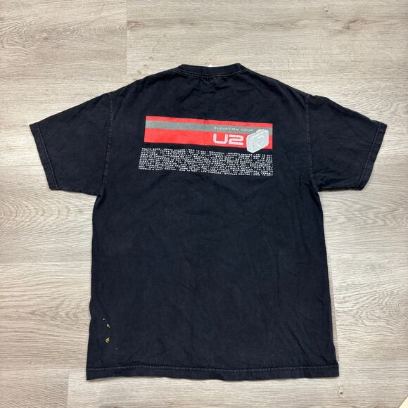 Vintage 2001 U2 Elevation Tour Band Tee Shirt Men's Large Bono - Picture 3 of 11